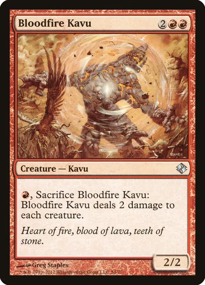 Bloodfire Kavu (Duel Decks: Venser vs. Koth)