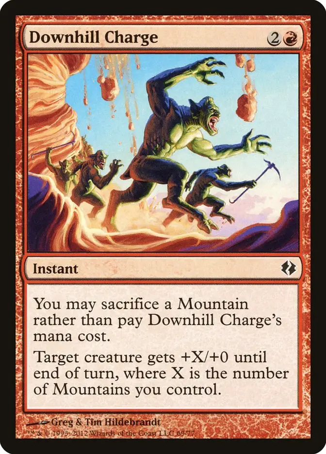 Downhill Charge (Duel Decks: Venser vs. Koth)