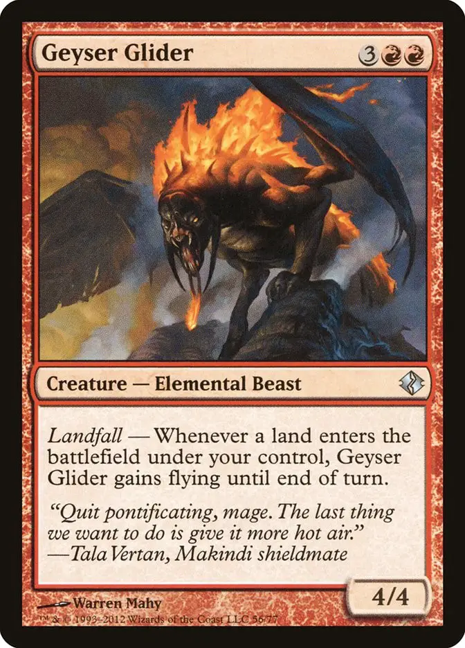 Geyser Glider (Duel Decks: Venser vs. Koth)