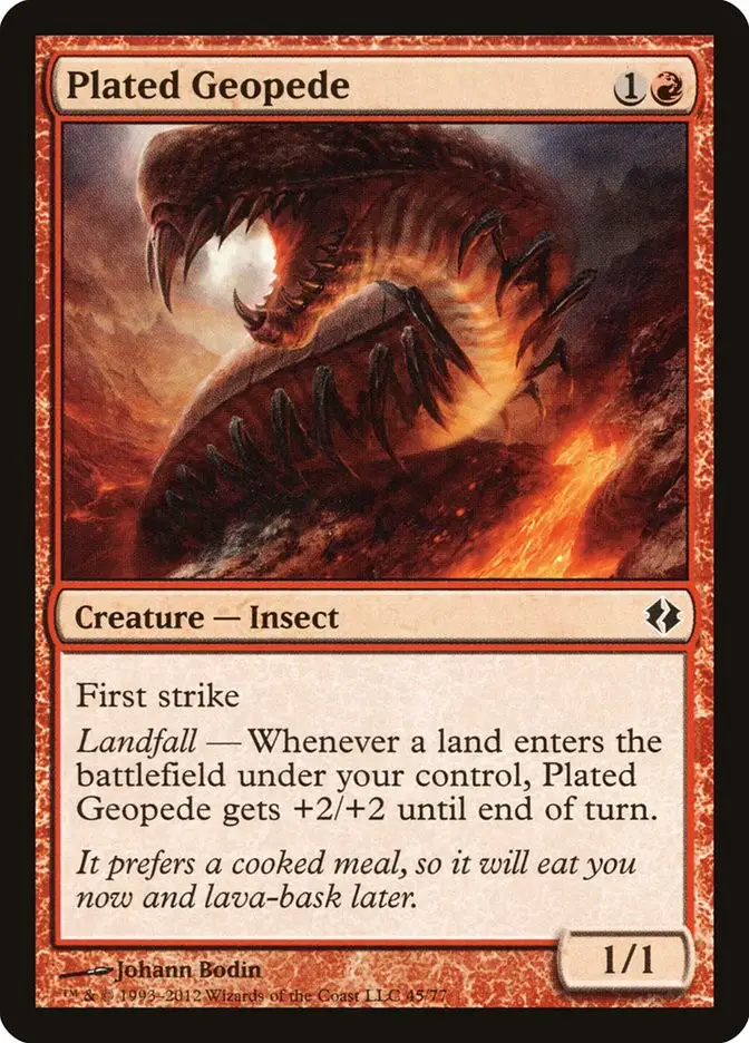 Plated Geopede (Duel Decks: Venser vs. Koth)
