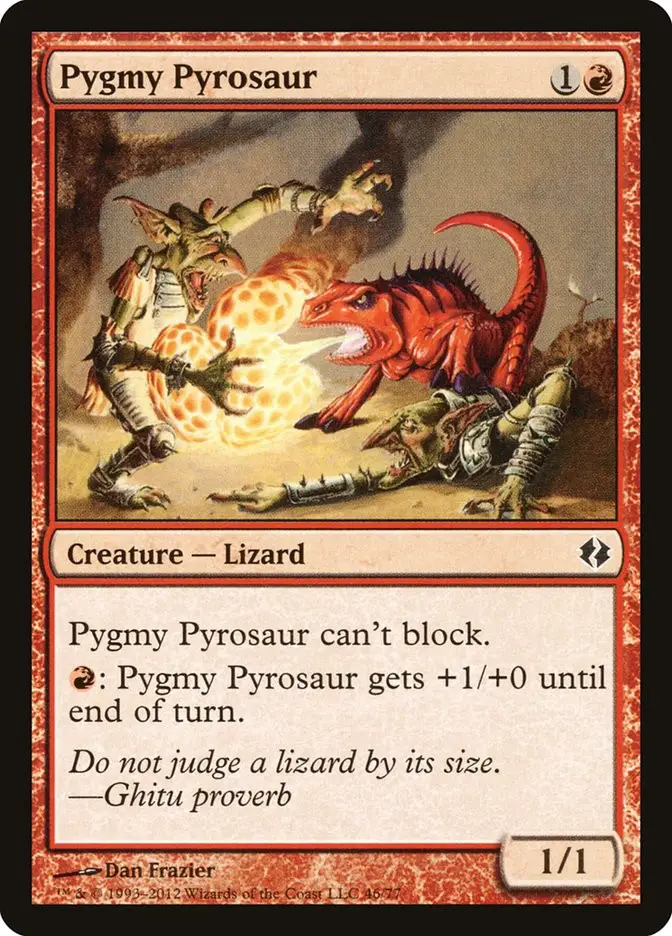 Pygmy Pyrosaur (Duel Decks: Venser vs. Koth)
