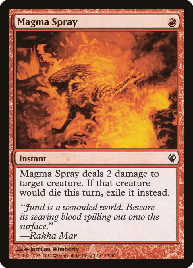 Magma Spray (Duel Decks: Izzet vs. Golgari)