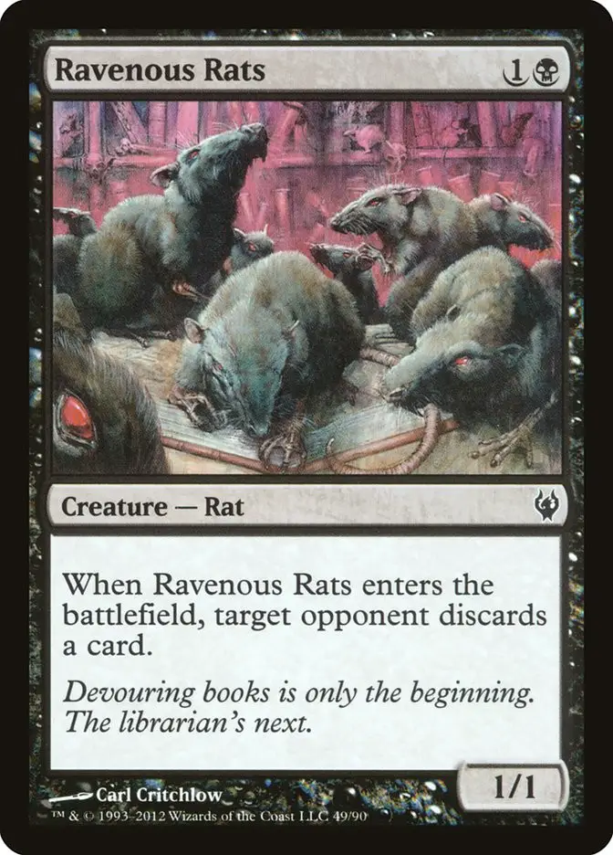 Ravenous Rats (Duel Decks: Izzet vs. Golgari)