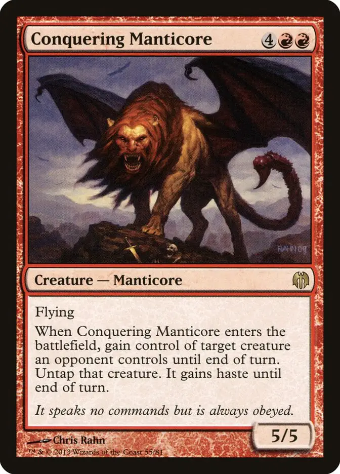 Conquering Manticore (Duel Decks: Heroes vs. Monsters)