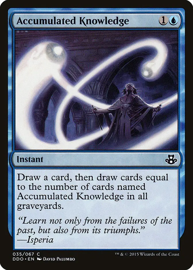 Accumulated Knowledge (Duel Decks: Elspeth vs. Kiora)