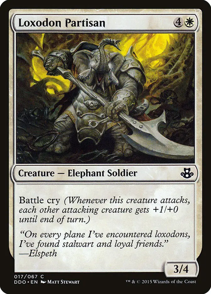 Loxodon Partisan (Duel Decks: Elspeth vs. Kiora)