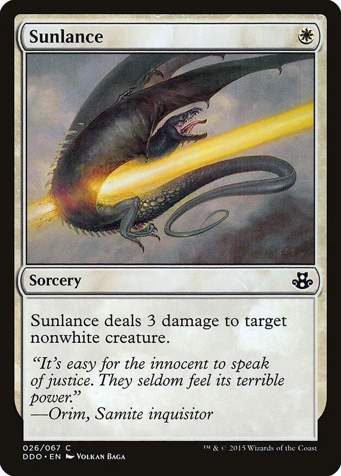 Sunlance (Duel Decks: Elspeth vs. Kiora)