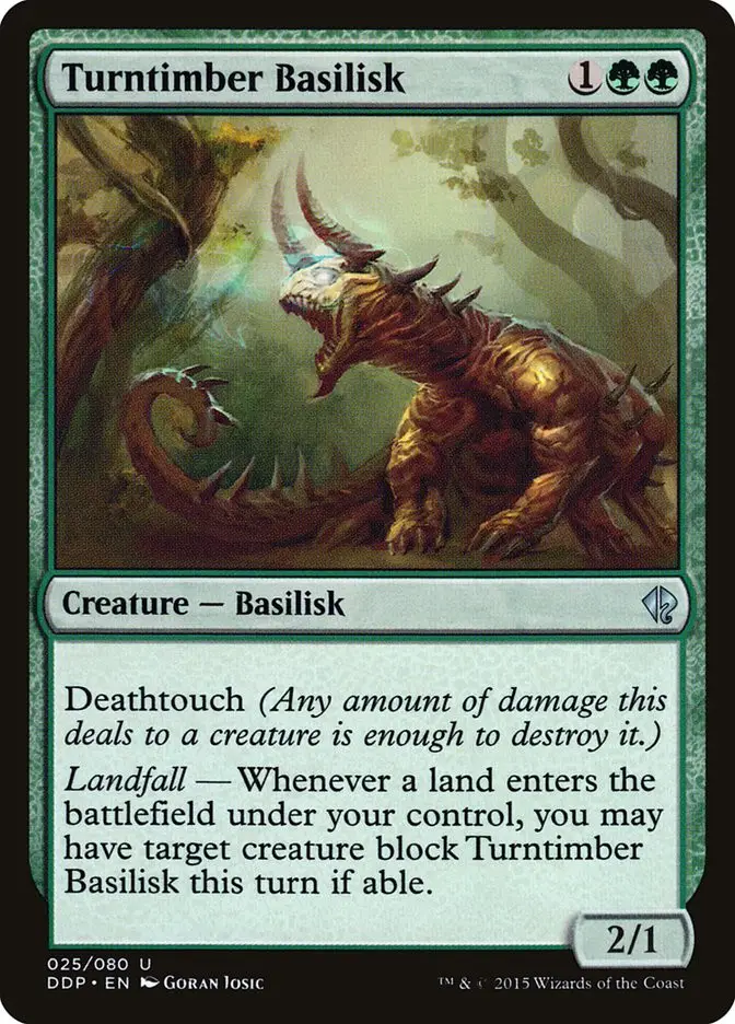Turntimber Basilisk (Duel Decks: Zendikar vs. Eldrazi)