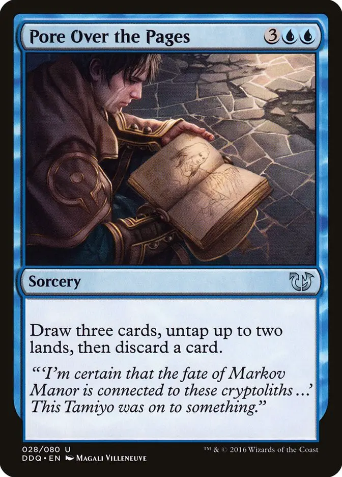 Pore Over the Pages (Duel Decks: Blessed vs. Cursed)