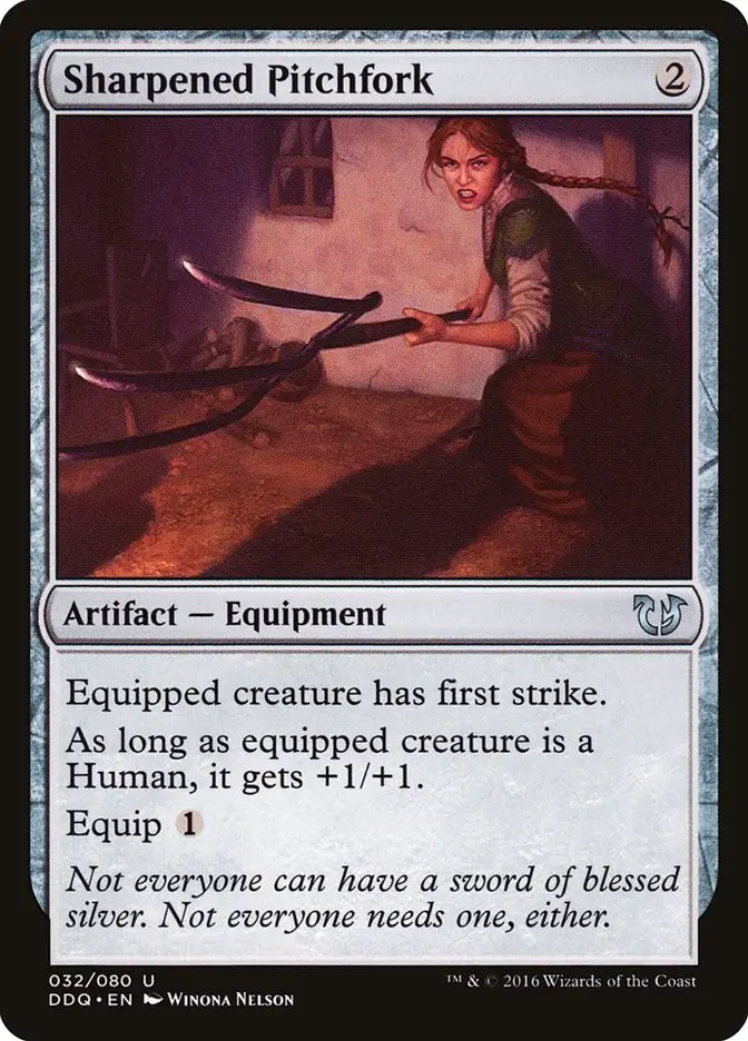 Sharpened Pitchfork (Duel Decks: Blessed vs. Cursed)