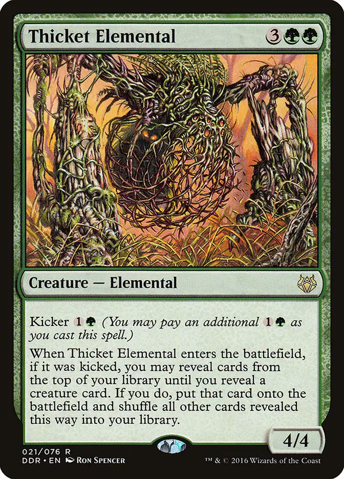 Thicket Elemental (Duel Decks: Nissa vs. Ob Nixilis)
