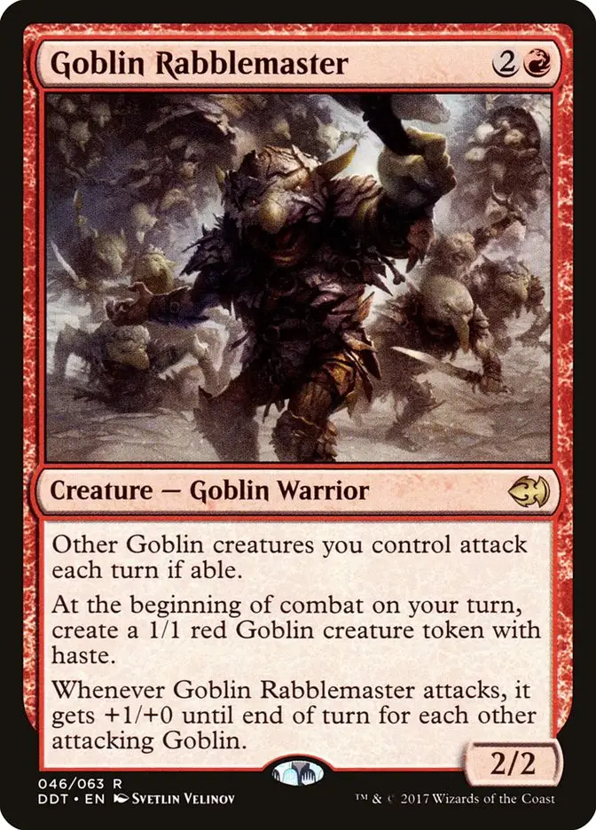 Goblin Rabblemaster (Duel Decks: Merfolk vs. Goblins)