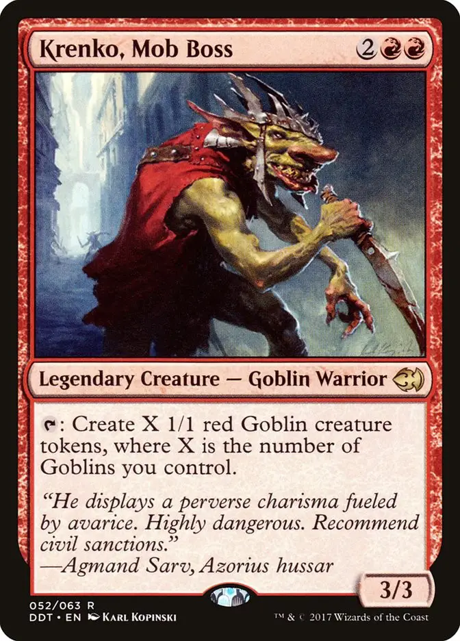 Krenko  Mob Boss (Duel Decks: Merfolk vs. Goblins)