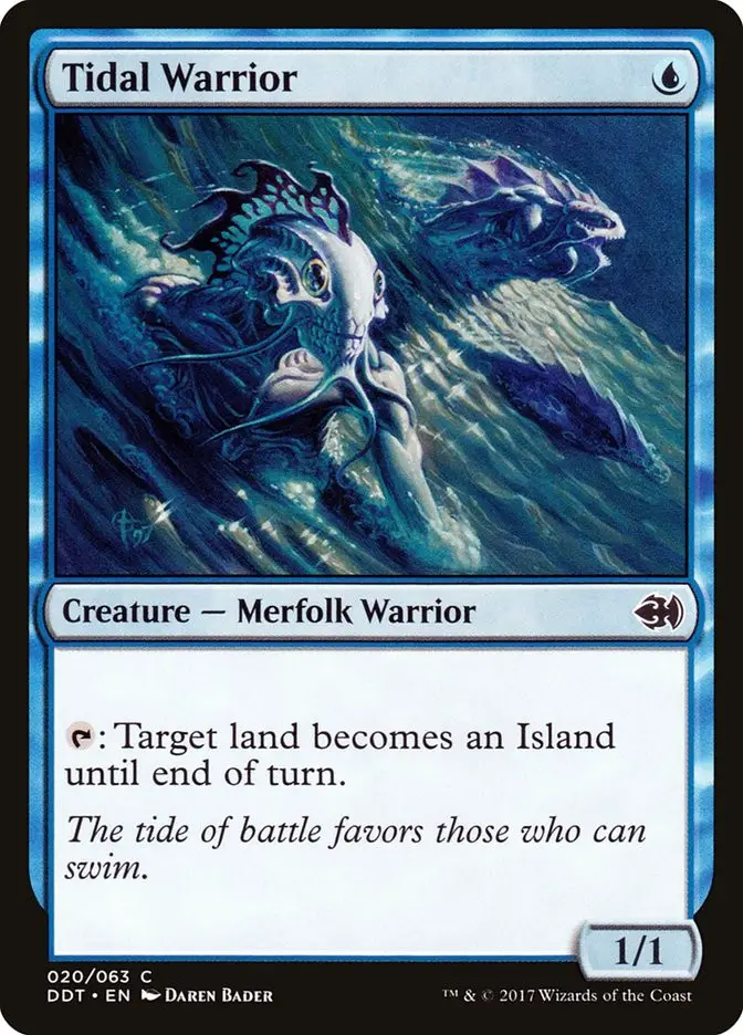 Tidal Warrior (Duel Decks: Merfolk vs. Goblins)