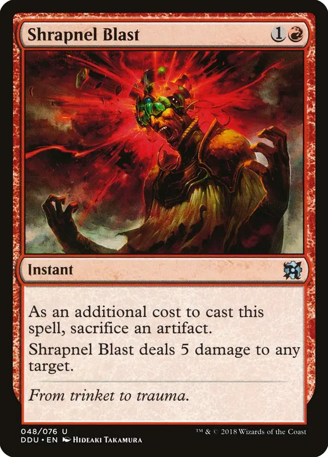Shrapnel Blast (Duel Decks: Elves vs. Inventors)