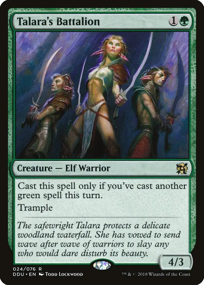 Talara s Battalion (Duel Decks: Elves vs. Inventors)