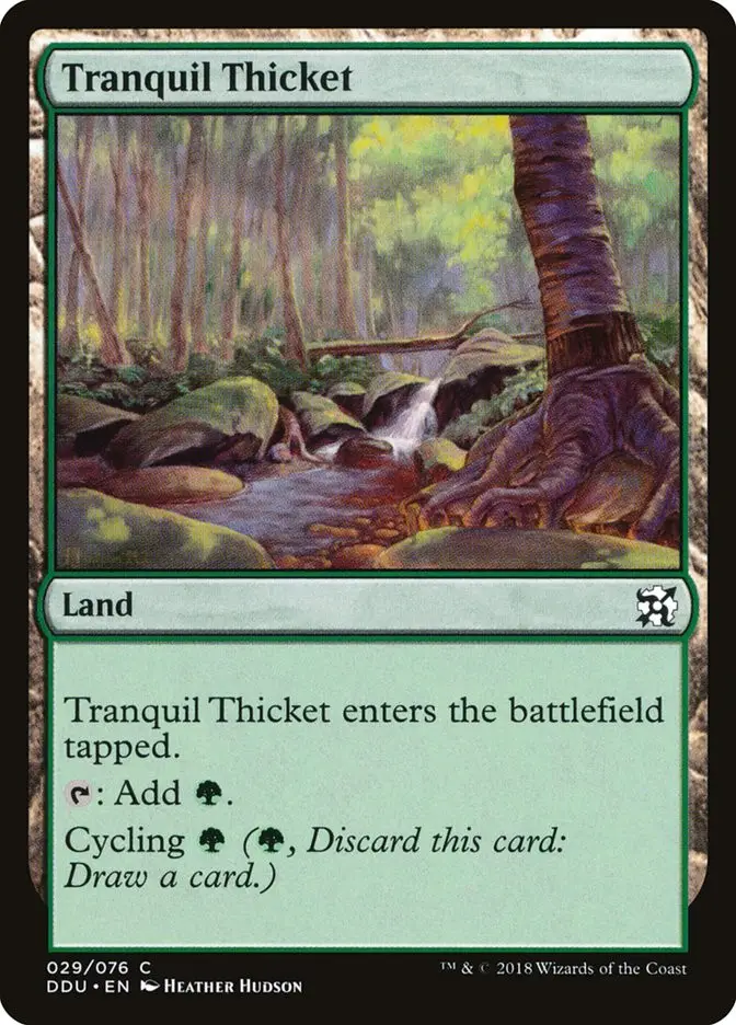 Tranquil Thicket (Duel Decks: Elves vs. Inventors)
