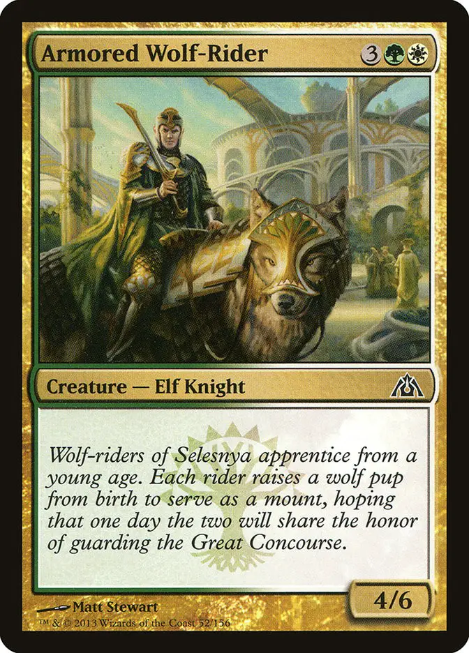 Armored Wolf Rider (Dragon