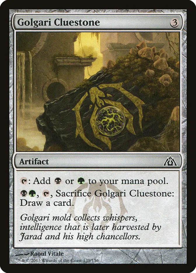 Golgari Cluestone (Dragon
