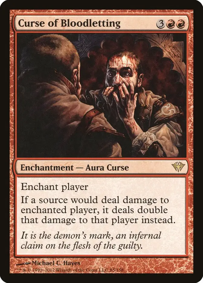 Curse of Bloodletting (Dark Ascension)
