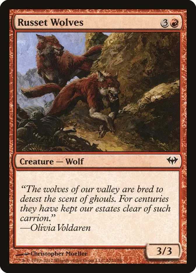 Russet Wolves (Dark Ascension)