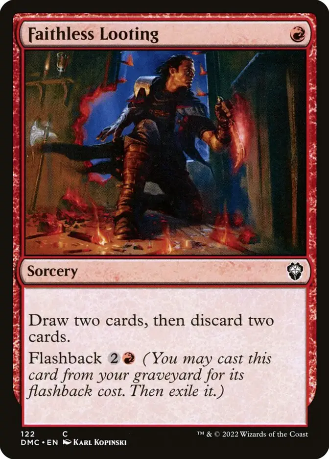 Faithless Looting (Dominaria United Commander)