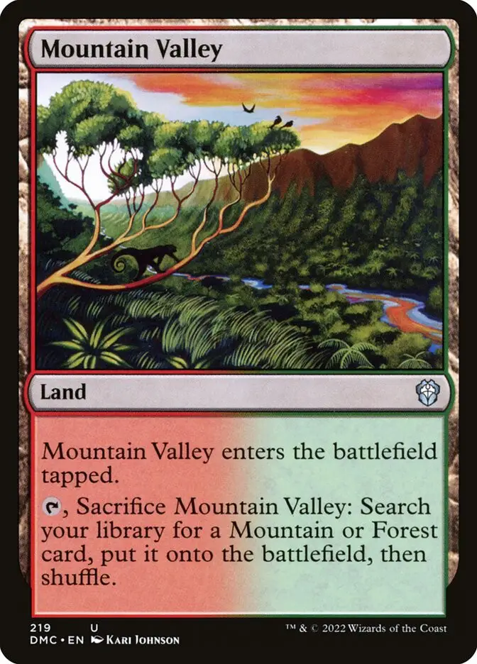 Mountain Valley (Dominaria United Commander)