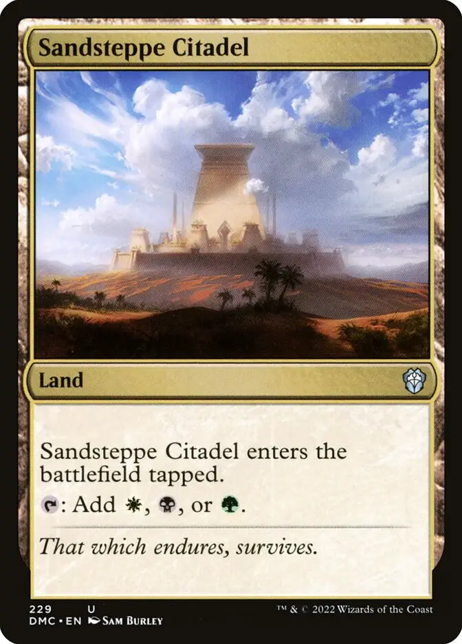 Sandsteppe Citadel (Dominaria United Commander)