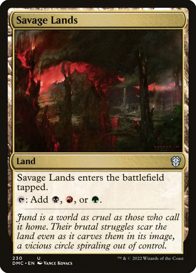 Savage Lands (Dominaria United Commander)