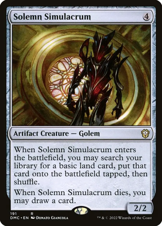Solemn Simulacrum (Dominaria United Commander)