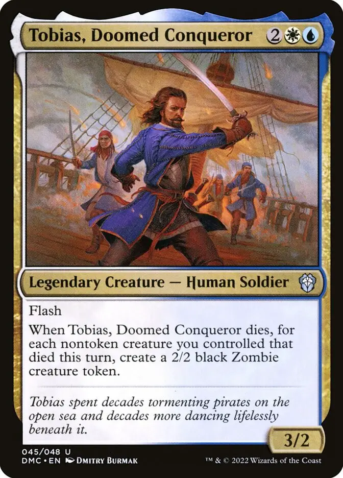 Tobias  Doomed Conqueror (Dominaria United Commander)
