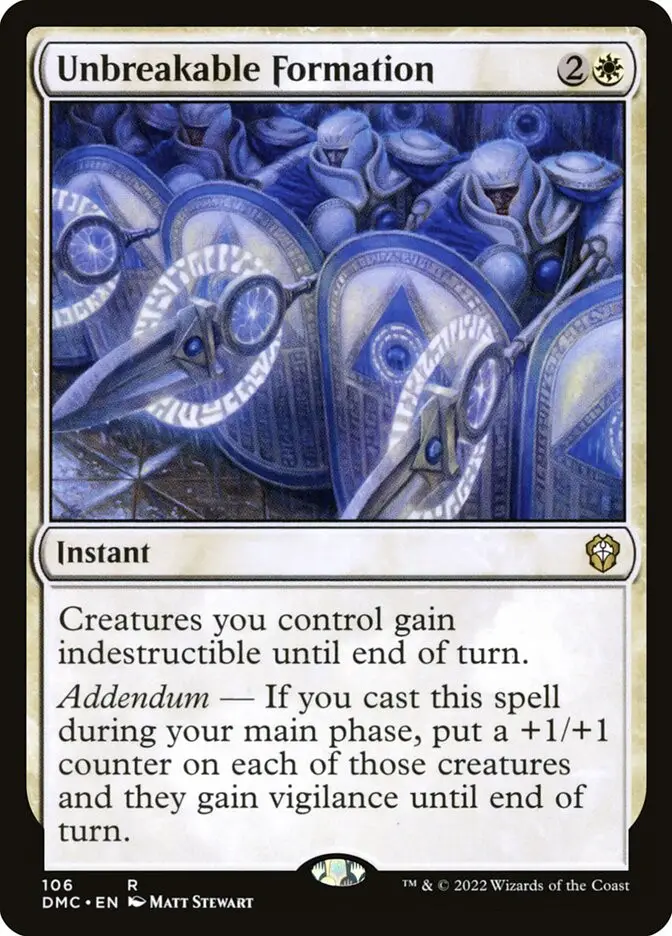 Unbreakable Formation (Dominaria United Commander)