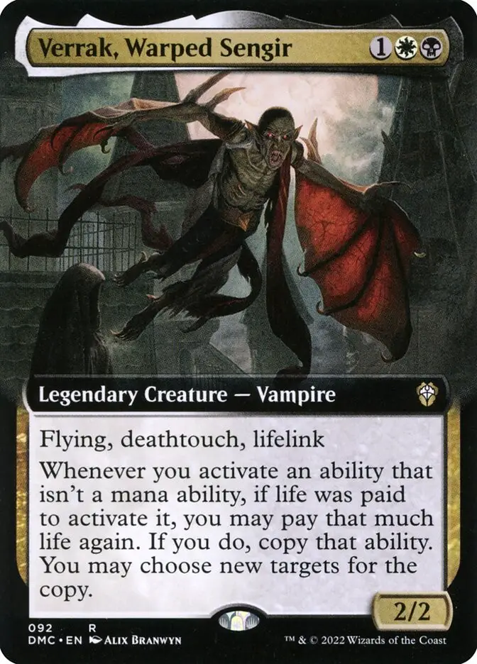 Verrak  Warped Sengir (Dominaria United Commander)