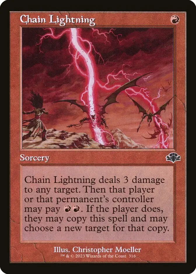 Chain Lightning (Dominaria Remastered)