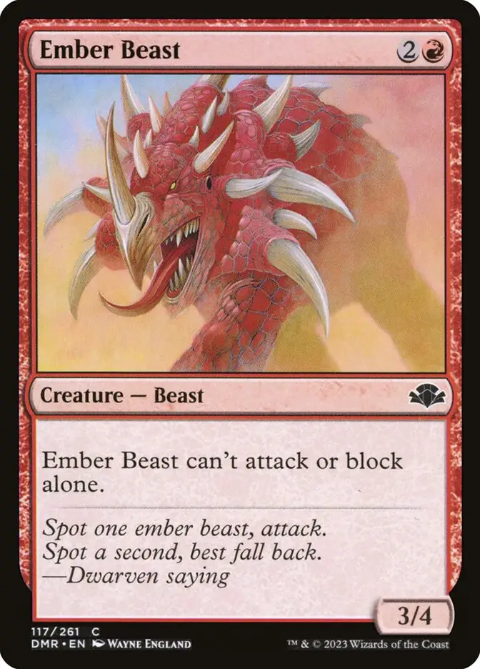 Ember Beast (Dominaria Remastered)