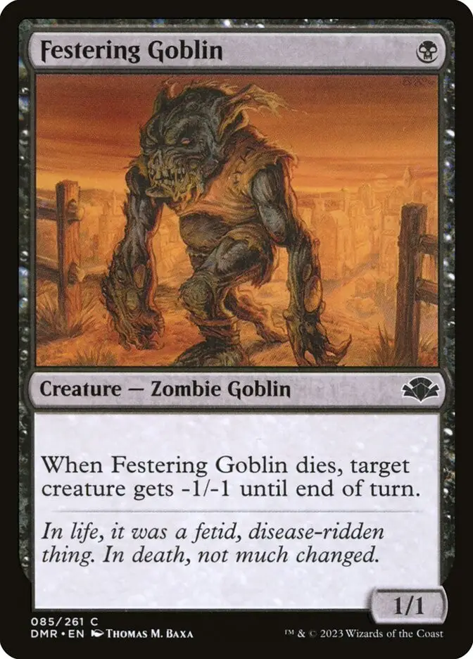 Festering Goblin (Dominaria Remastered)