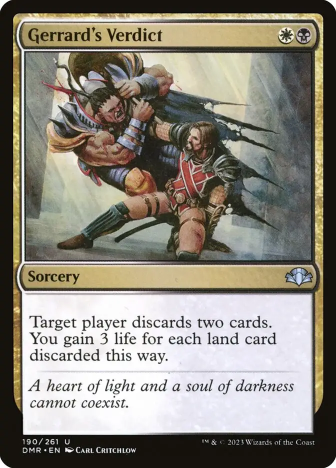 Gerrard s Verdict (Dominaria Remastered)