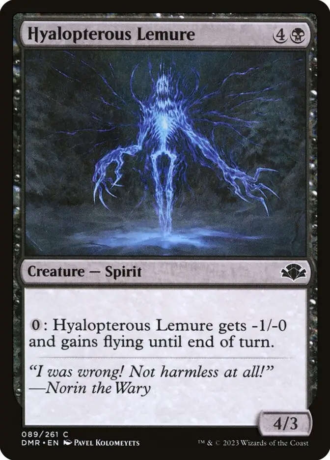 Hyalopterous Lemure (Dominaria Remastered)