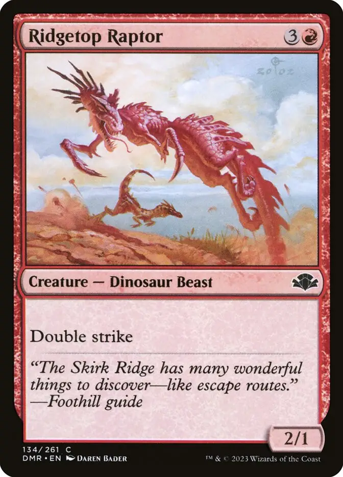Ridgetop Raptor (Dominaria Remastered)