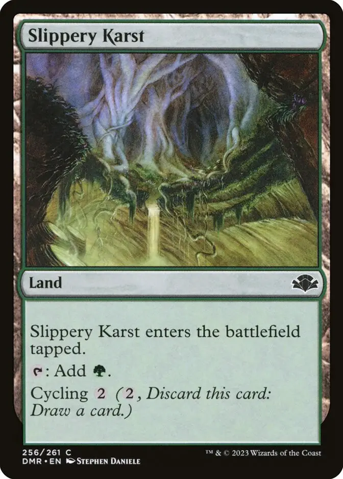 Slippery Karst (Dominaria Remastered)