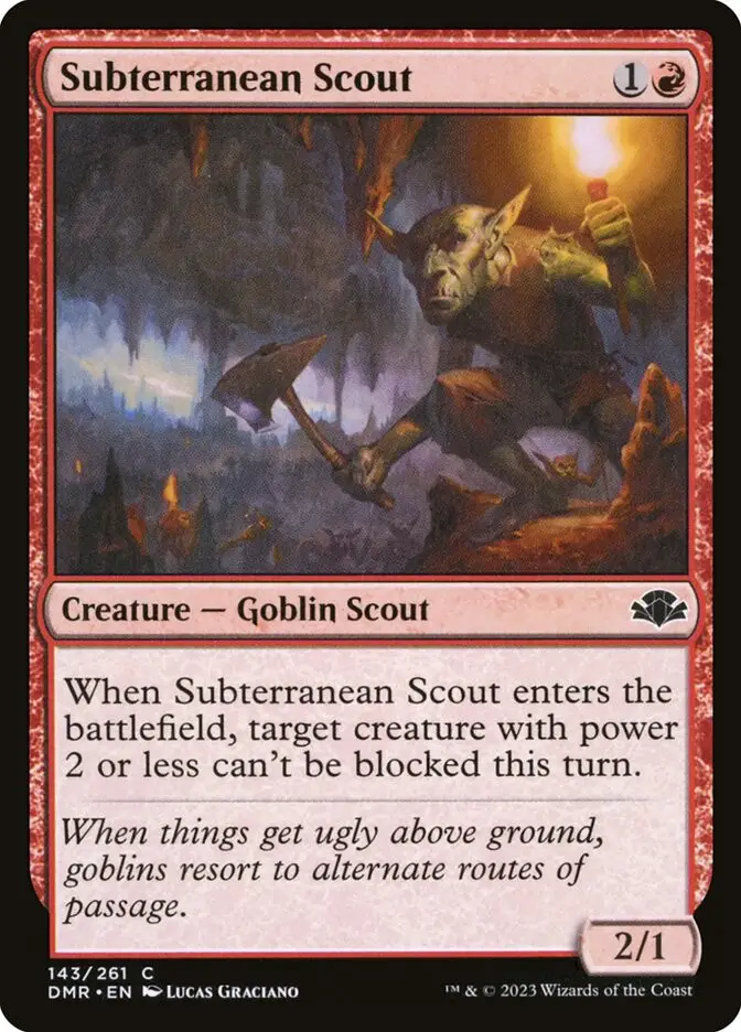 Subterranean Scout (Dominaria Remastered)