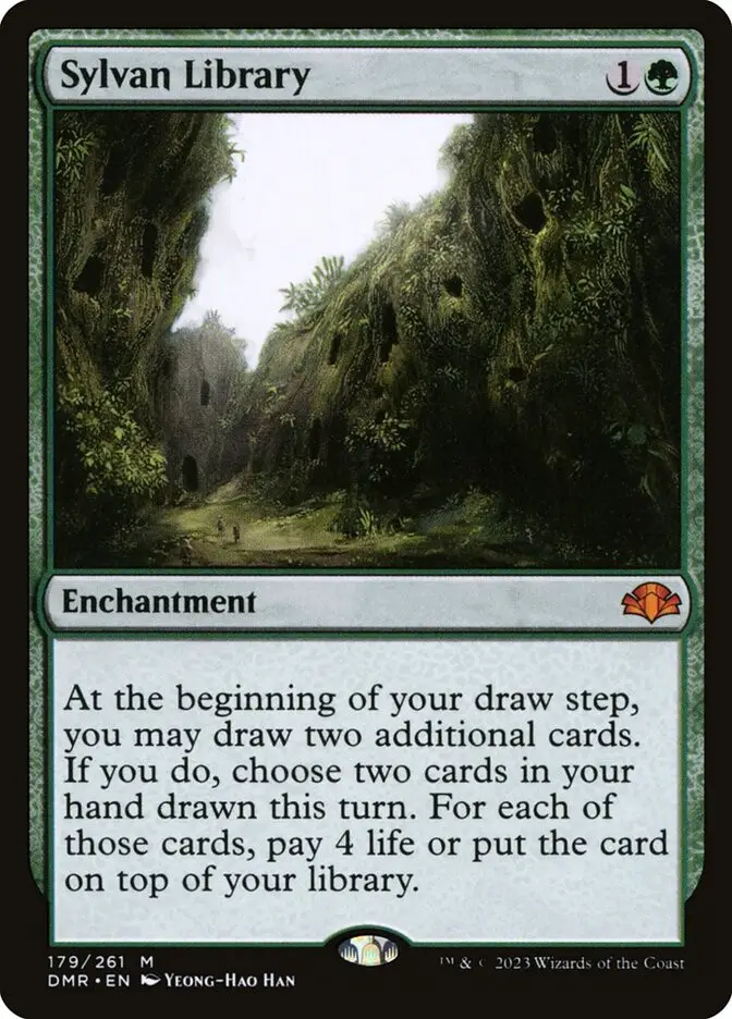 Sylvan Library (Dominaria Remastered)