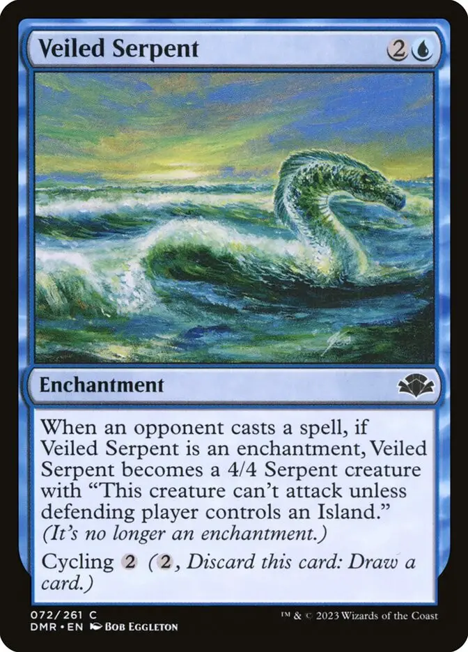 Veiled Serpent (Dominaria Remastered)