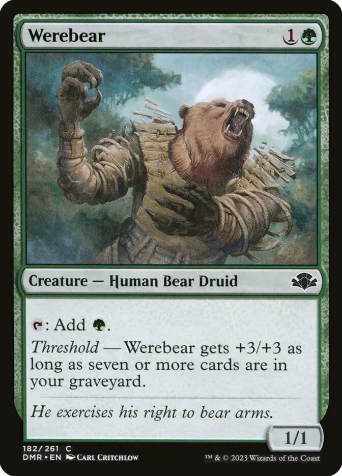 Werebear (Dominaria Remastered)