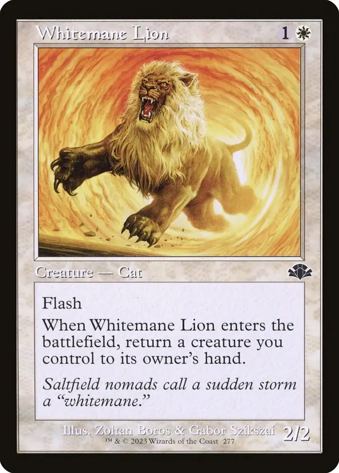 Whitemane Lion (Dominaria Remastered)
