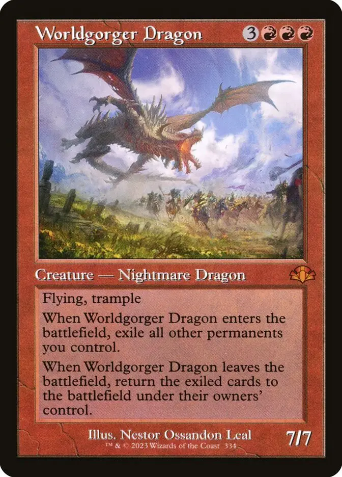 Worldgorger Dragon (Dominaria Remastered)