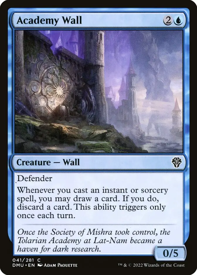 Academy Wall (Dominaria United)