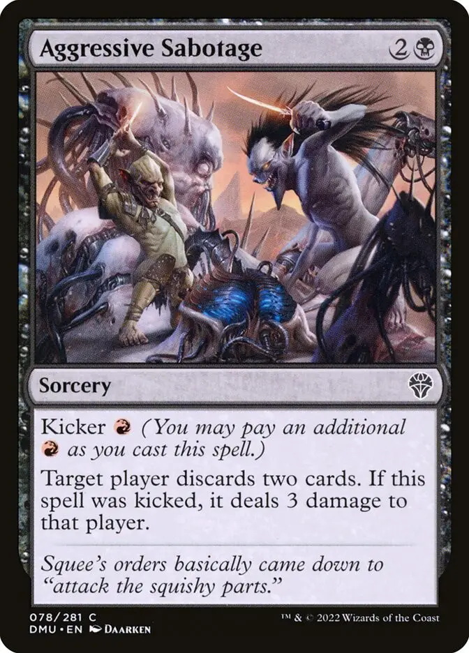 Aggressive Sabotage (Dominaria United)