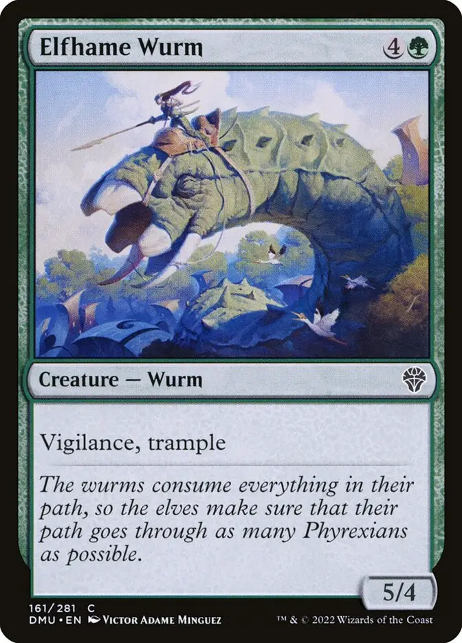 Elfhame Wurm (Dominaria United)