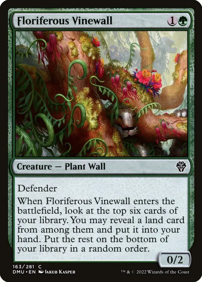 Floriferous Vinewall (Dominaria United)